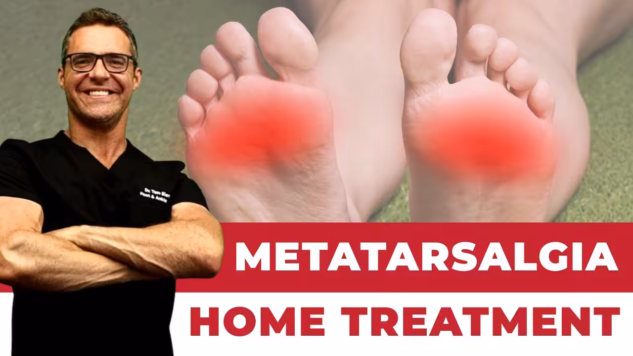 Patient with sore spot on ball of foot &mdash; metatarsalgia pain under the 2nd and 3rd metatarsal heads