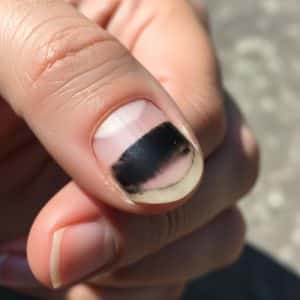 black streaks in nails