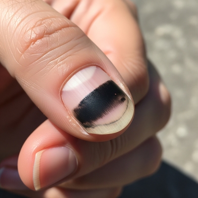 black streaks in nails