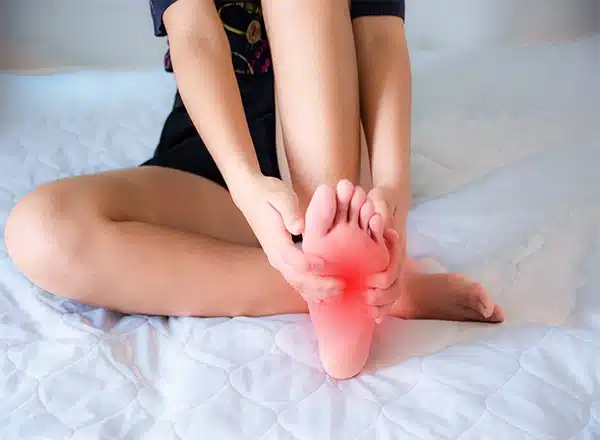 sore ball foot pain
