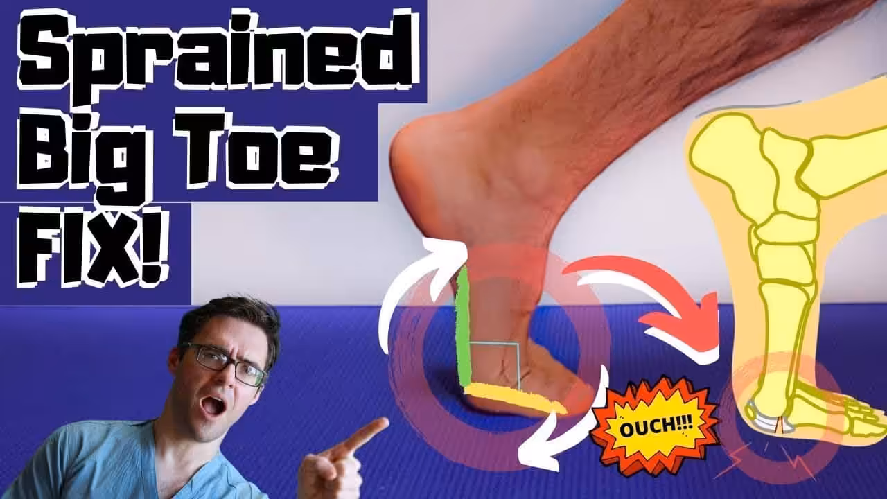 Sprained Big Toe Fix - Balance Foot & Ankle
