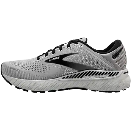 Stability running shoe with GuideRails technology, recommended by podiatrists for correcting over-pronation and improving foot mechanics.