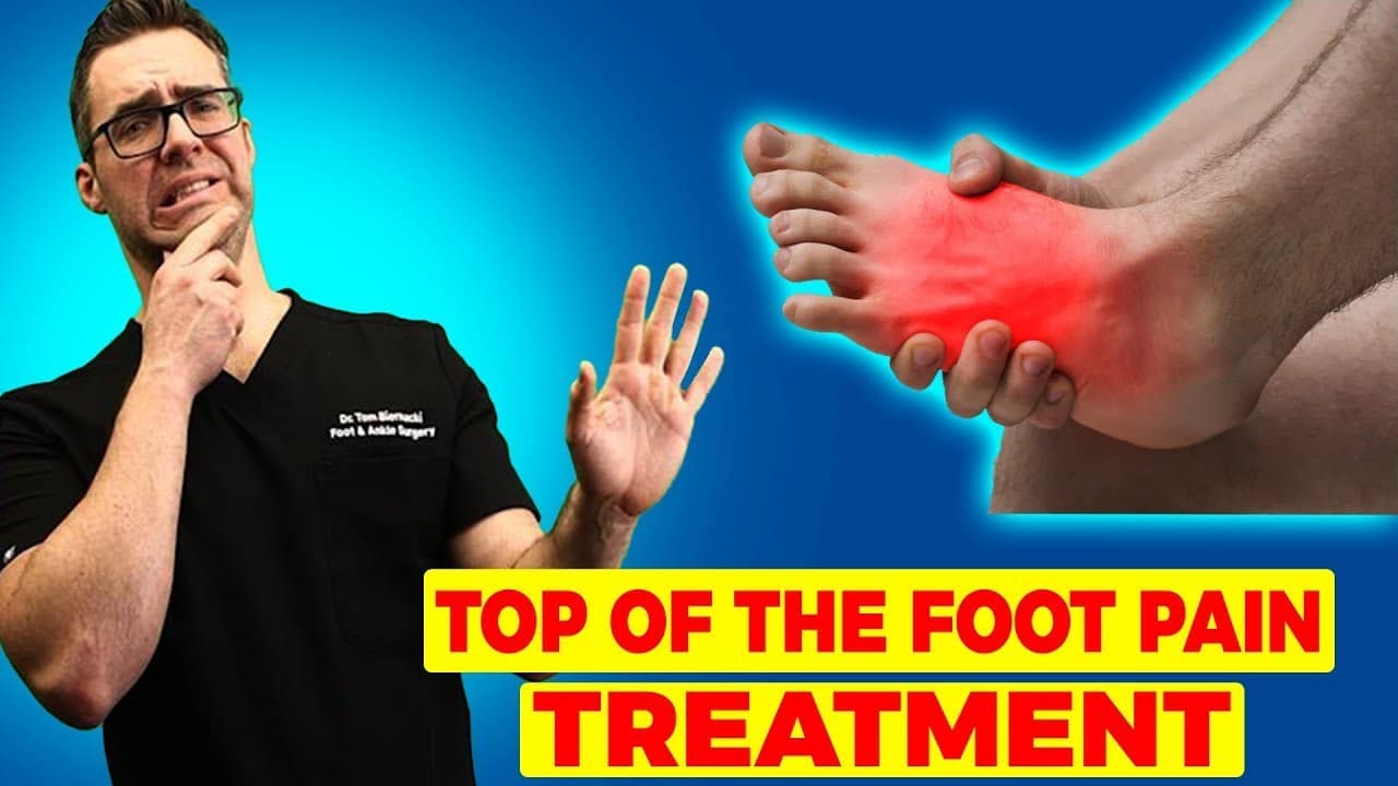 pain on top of foot when walking