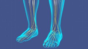 Top of the foot nerve pain.