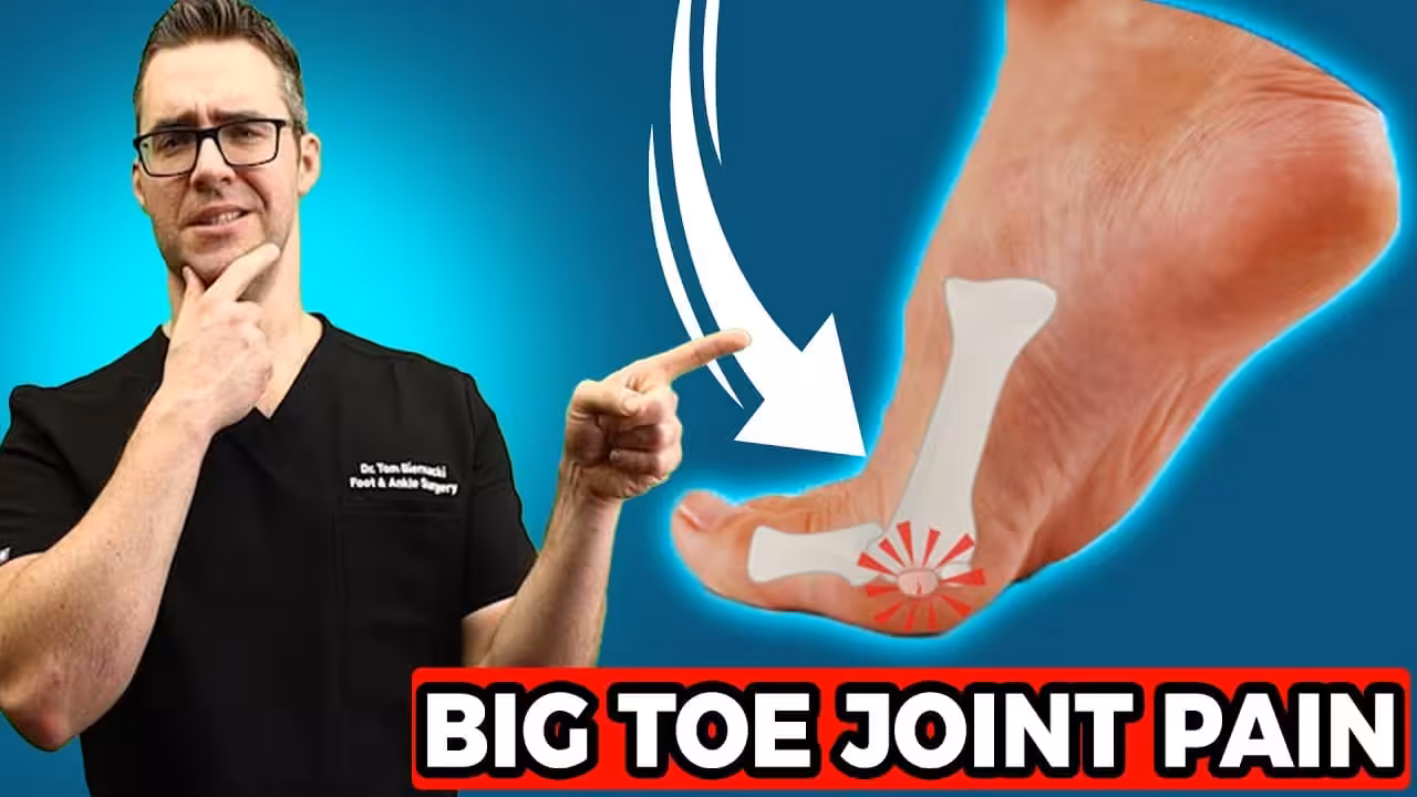 Big toe taping for sesamoiditis - podiatrist technique Balance Foot & Ankle