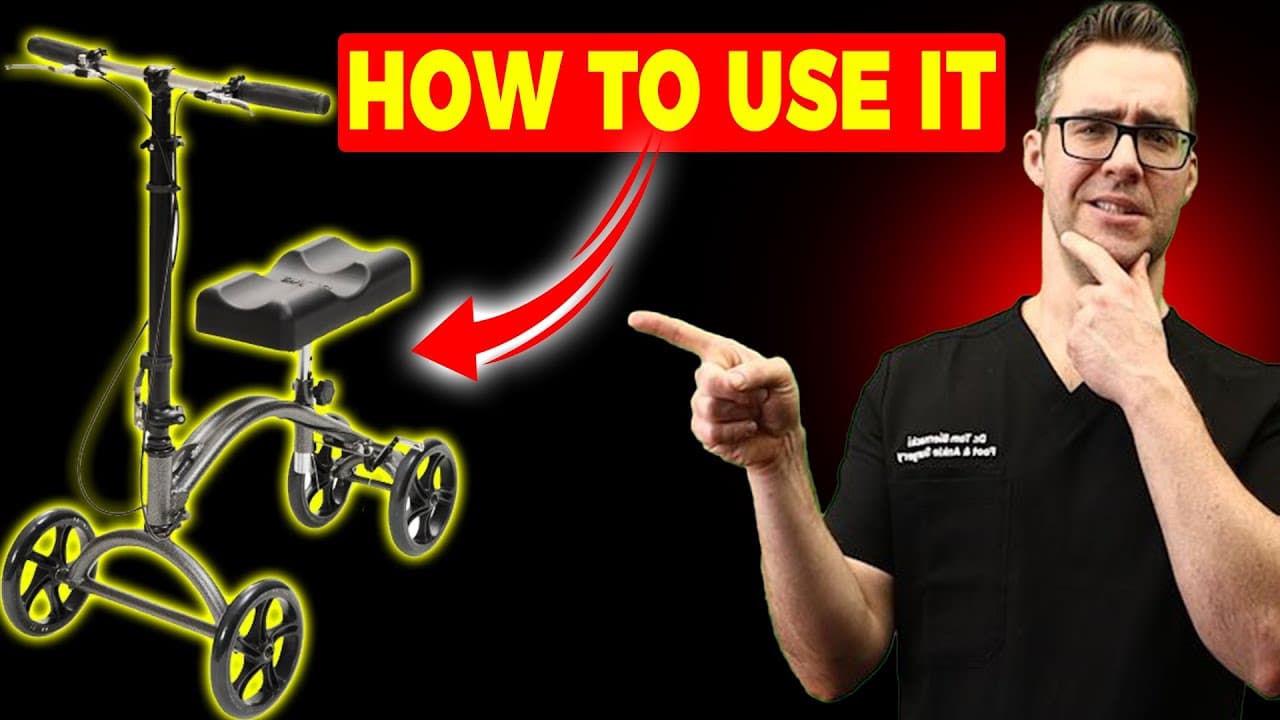 how to use a knee scooter