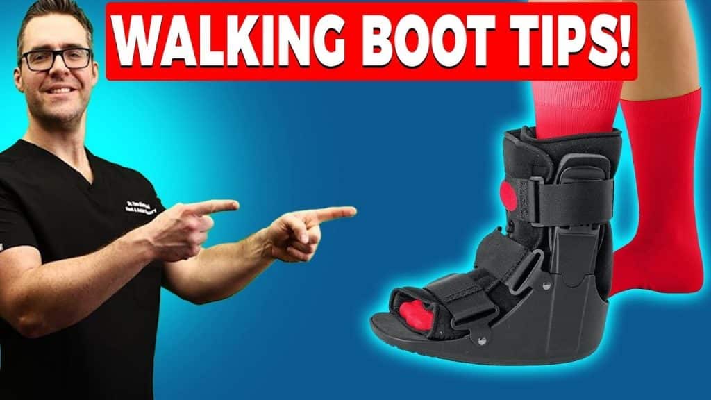 walking boot for broken foot