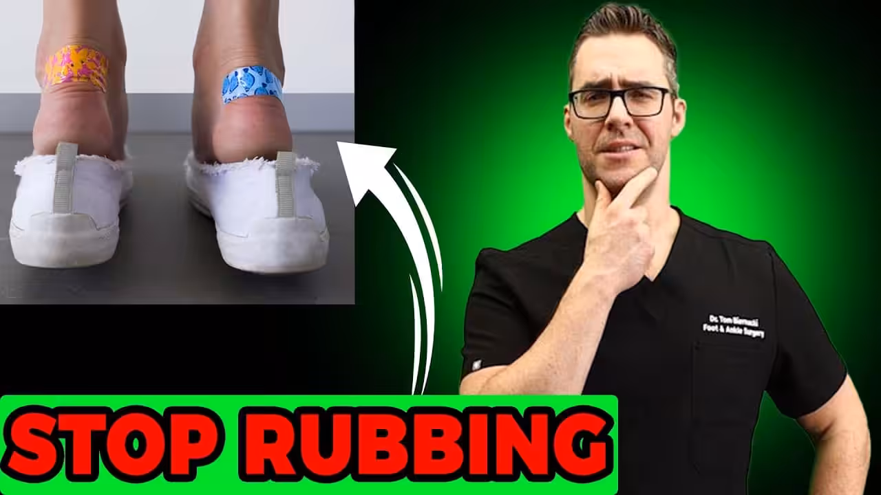 How to stop shoes rubbing the back of your heel