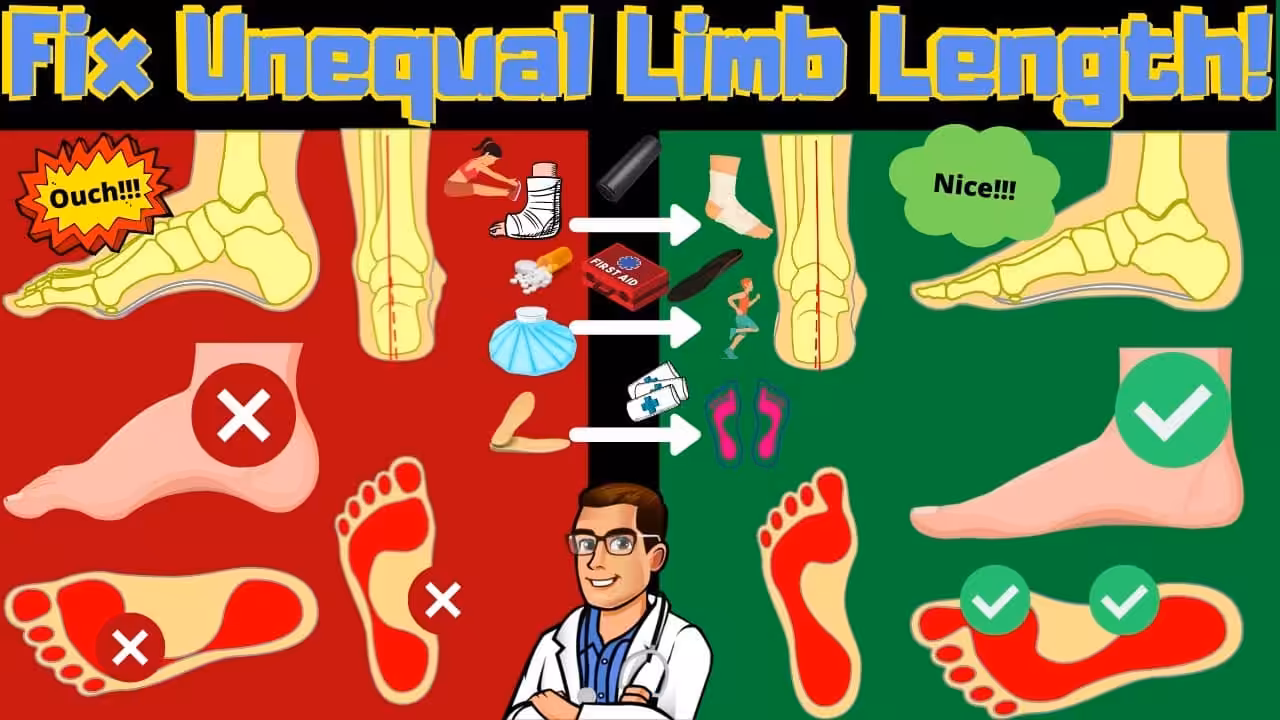 One Leg Longer Than The Other Pain Fix Leg Length Discrepancy Lld 2 - Balance Foot & Ankle