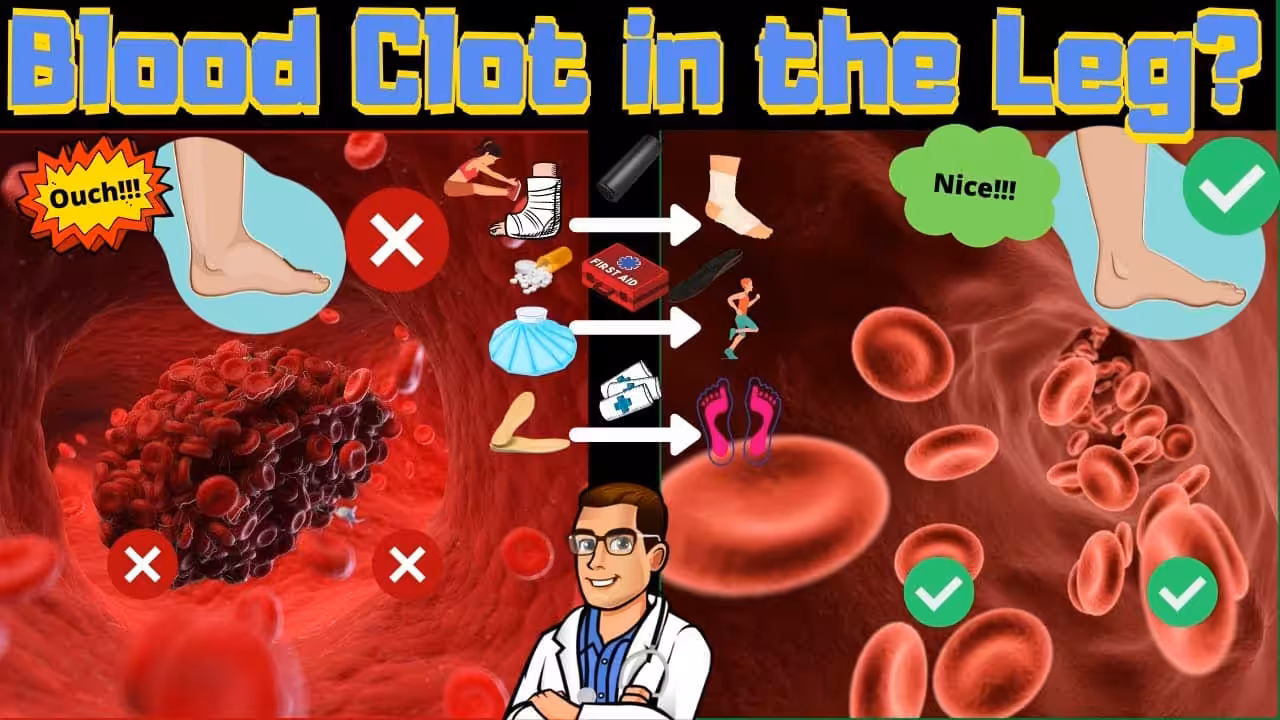 Blood clot in the foot, blood clot in the leg