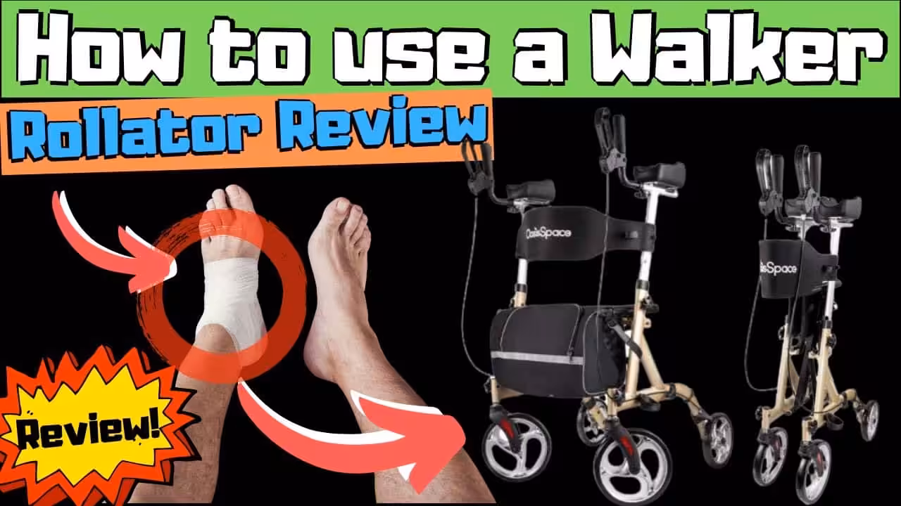 The Best Rollator Walker? [Oasis Space Rollator Walker Review] | Balance Foot & Ankle