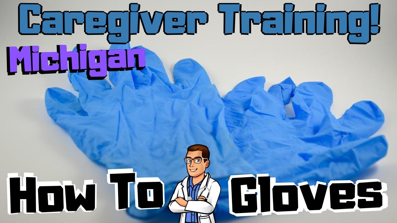 caregiver training how to wash hands glove removal technique