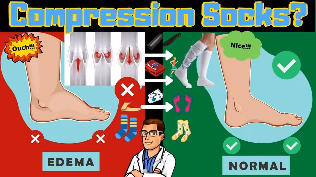 Are Compression Socks Worth It? [How To Fix Swollen Ankles & Feet!] | Balance Foot & Ankle