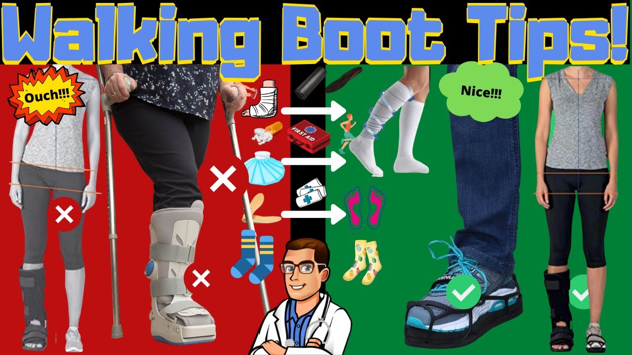 Tall medical boot or short medical boot?