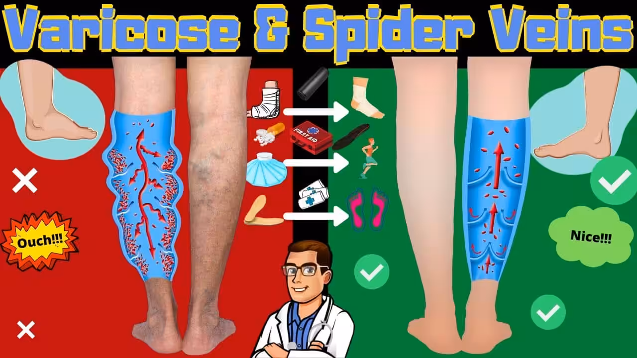 Spider Veins In Legs & Varicose Veins Treatment [ Causes, Symptoms | Balance Foot & Ankle