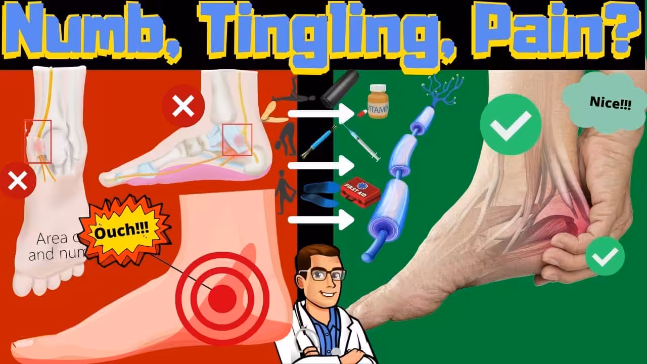 Burning, Tingling, Numbness In Feet & Legs [Tarsal Tunnel Syndrome] | Balance Foot & Ankle