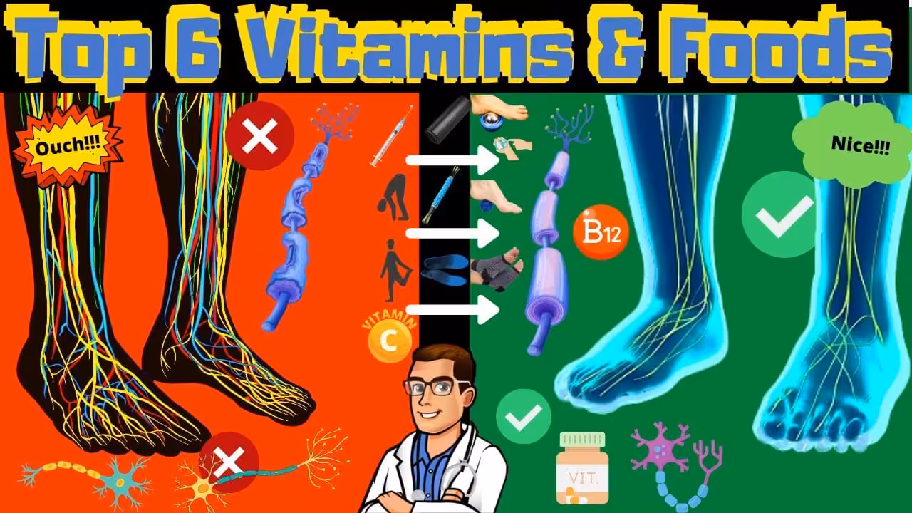 Top 6 Must Eat Foods For Peripheral Neuropathy [Foot & Leg Nerve Pain] | Balance Foot & Ankle