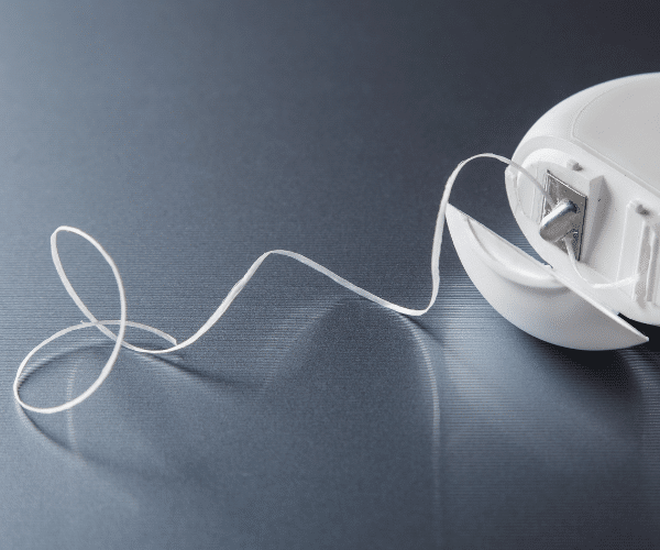 skin dental floss treatment