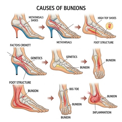 what causes a bunion