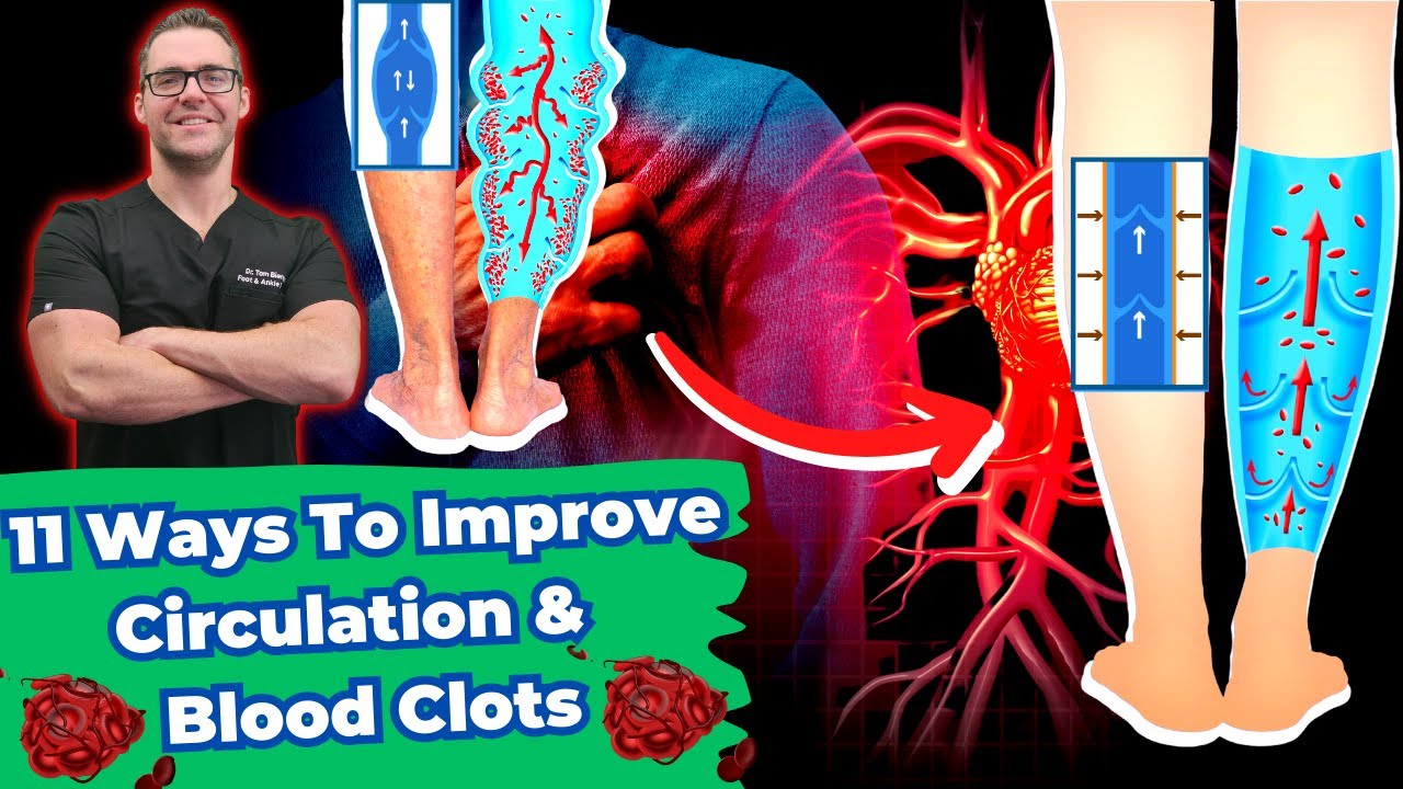 how to improve blood flow circulation heart arteries legs feet