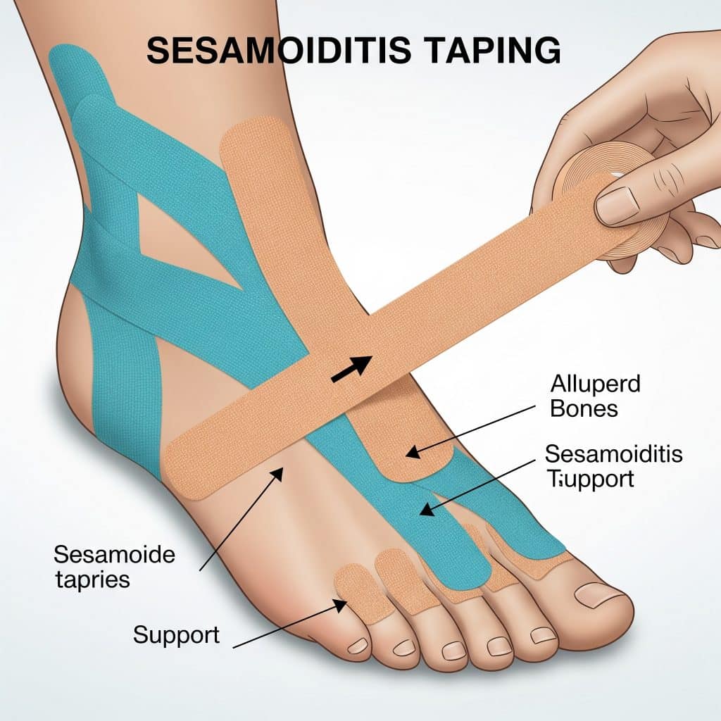Sesamoiditis Taping
