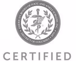 Americanboard Of Foot And Ankle Surgery Board Certified Podiatrist Gray - Balance Foot & Ankle