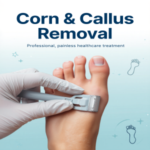 Corn and callus removal treatment at Balance Foot & Ankle podiatry clinic
