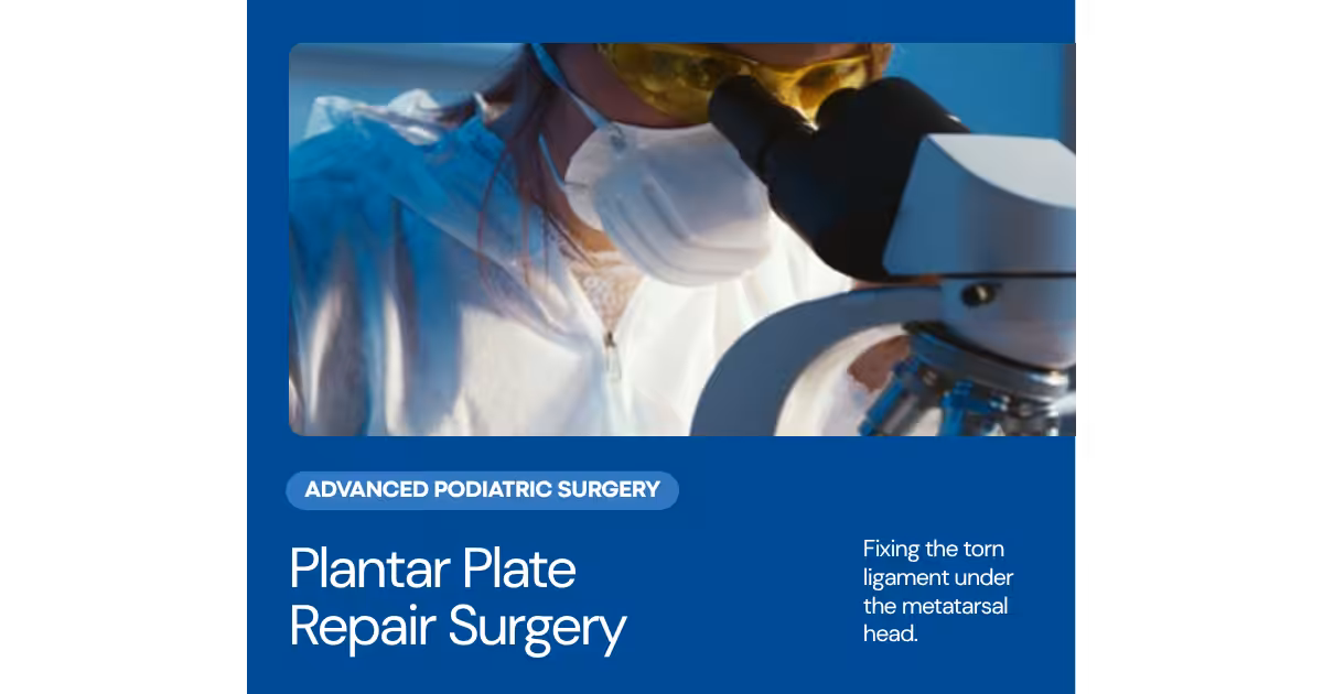 Plantar Plate Repair Surgery Balance Foot Ankle - Balance Foot & Ankle