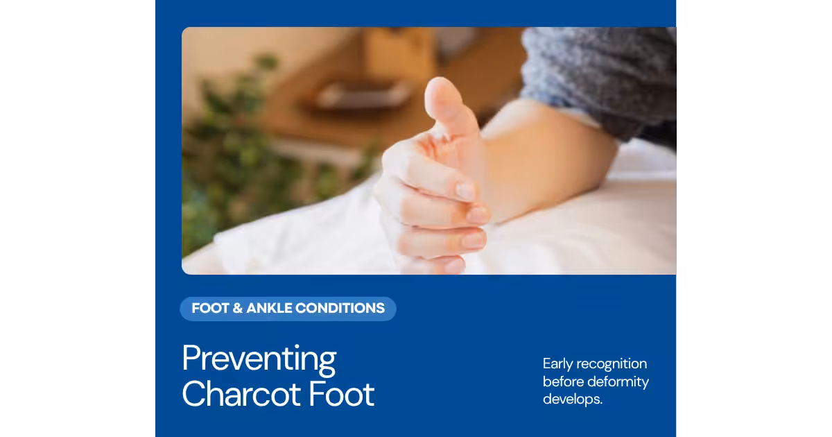 Charcot foot deformity from diabetic neuropathy arthropathy