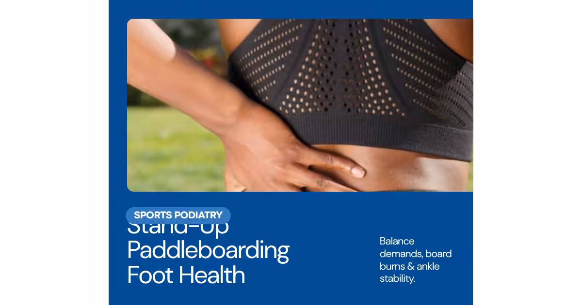 Stand Up Paddleboarding Foot Health Balance Foot Ankle - Balance Foot & Ankle