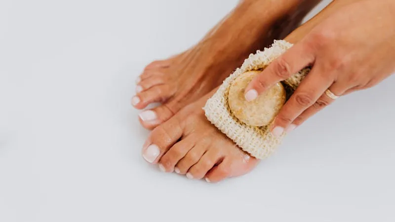 Woman performing foot care routine - womens foot health prevention - Balance Foot & Ankle Howell MI