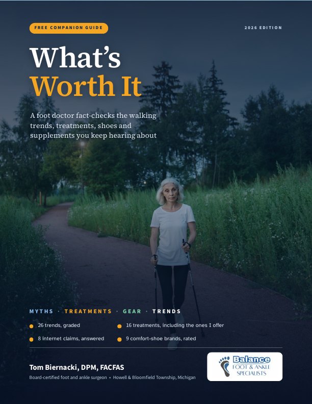 Cover of What’s Worth It, the free companion guide to Keep Walking After 50 by Dr. Tom Biernacki