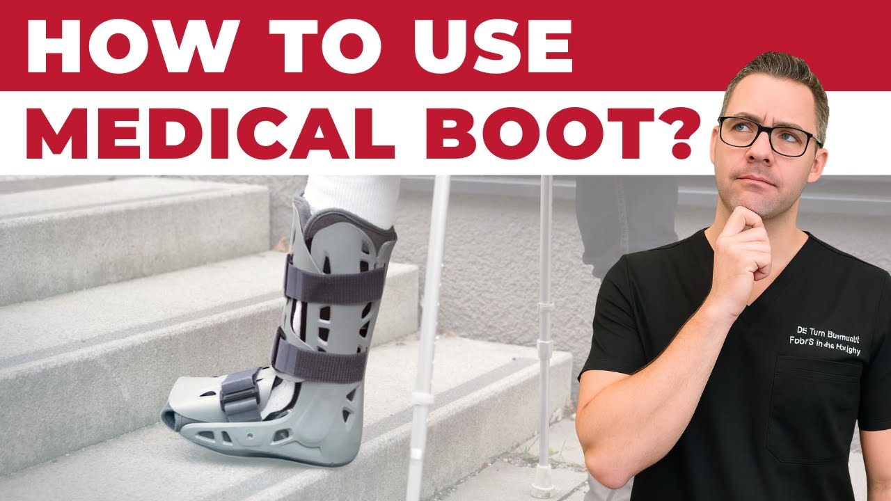 BEST AirCast Boot TIPS [Broken Ankle, Broken Foot or Sprained Ankle!]