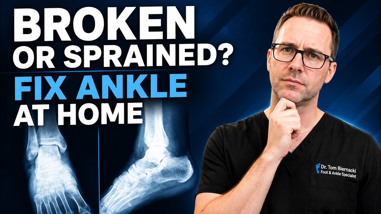 Is My Ankle Broken or Sprained? [Best Broken Ankle Home Treatment!]