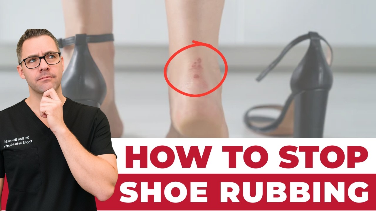 How to STOP Shoes from Rubbing the Back of the Heel & Ankle!