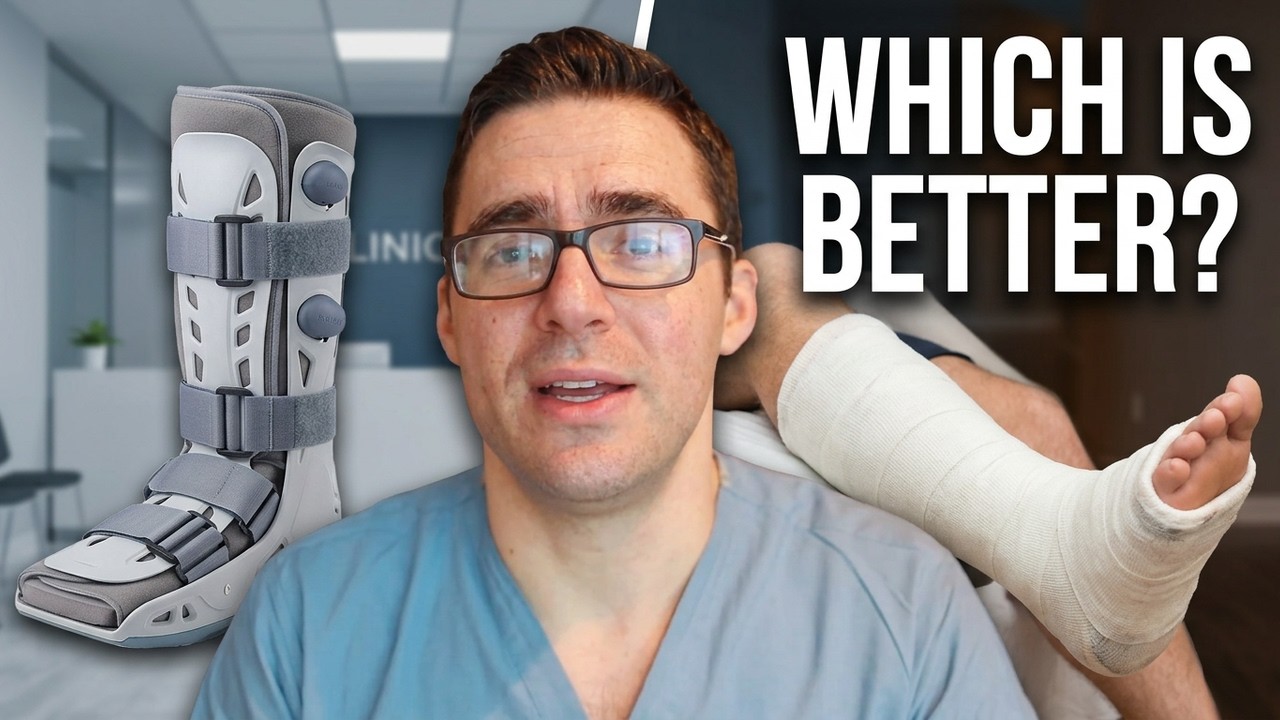 Boot or Cast? [Broken Ankle or Broken Foot Treatment]