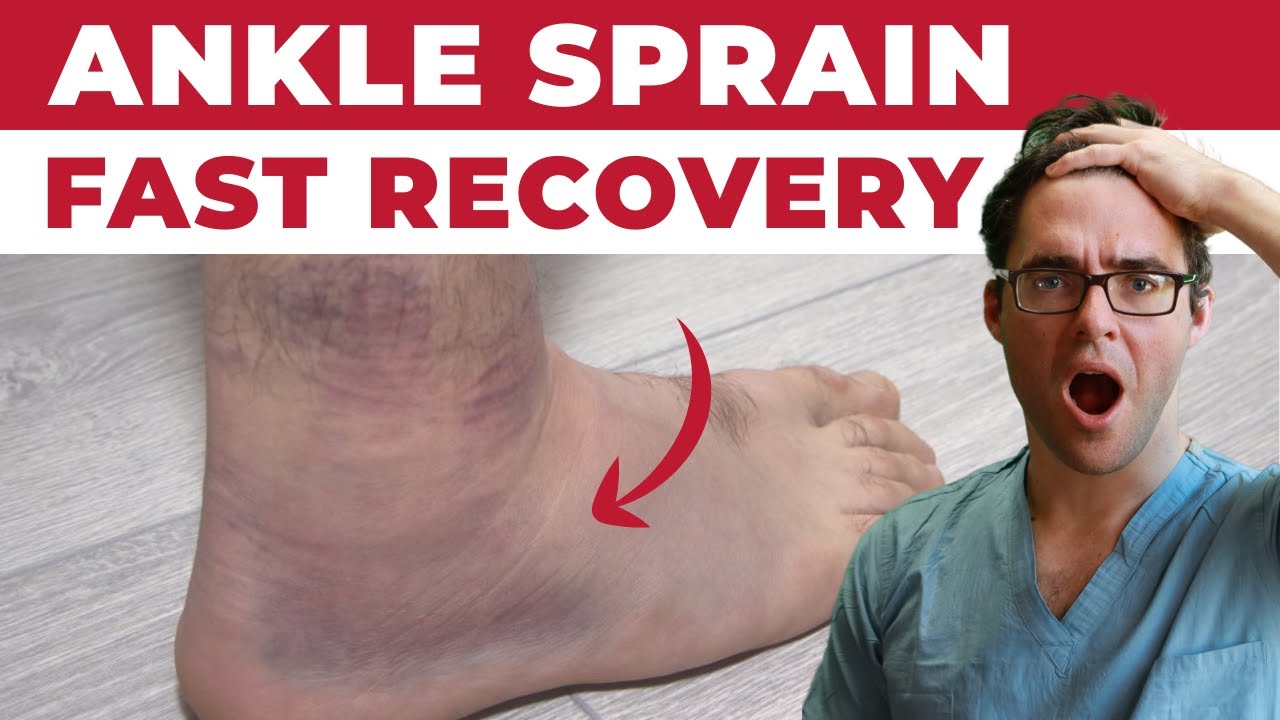 Twisted or Rolled Ankle Sprain Treatment: FASTER Home Recovery Time!